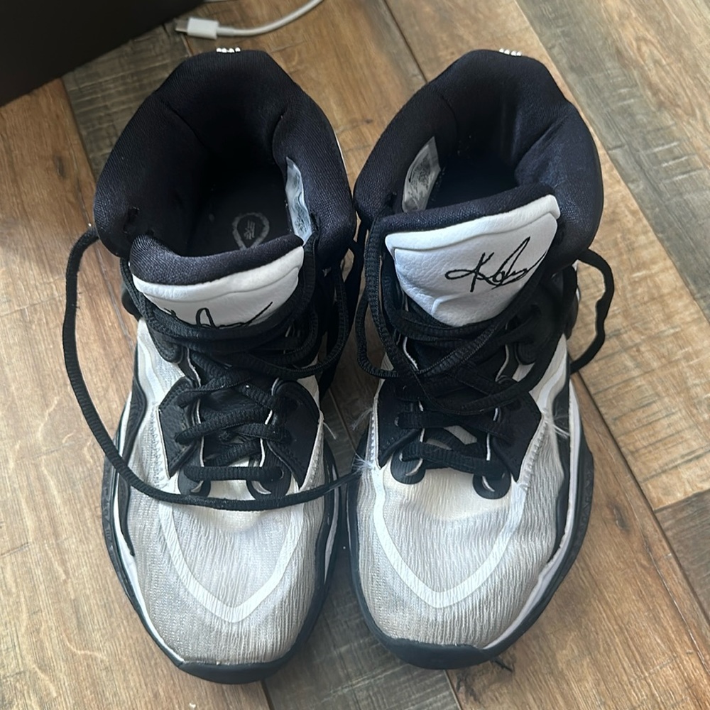 black and white Nike Kyries